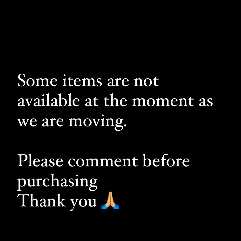 Not all items available